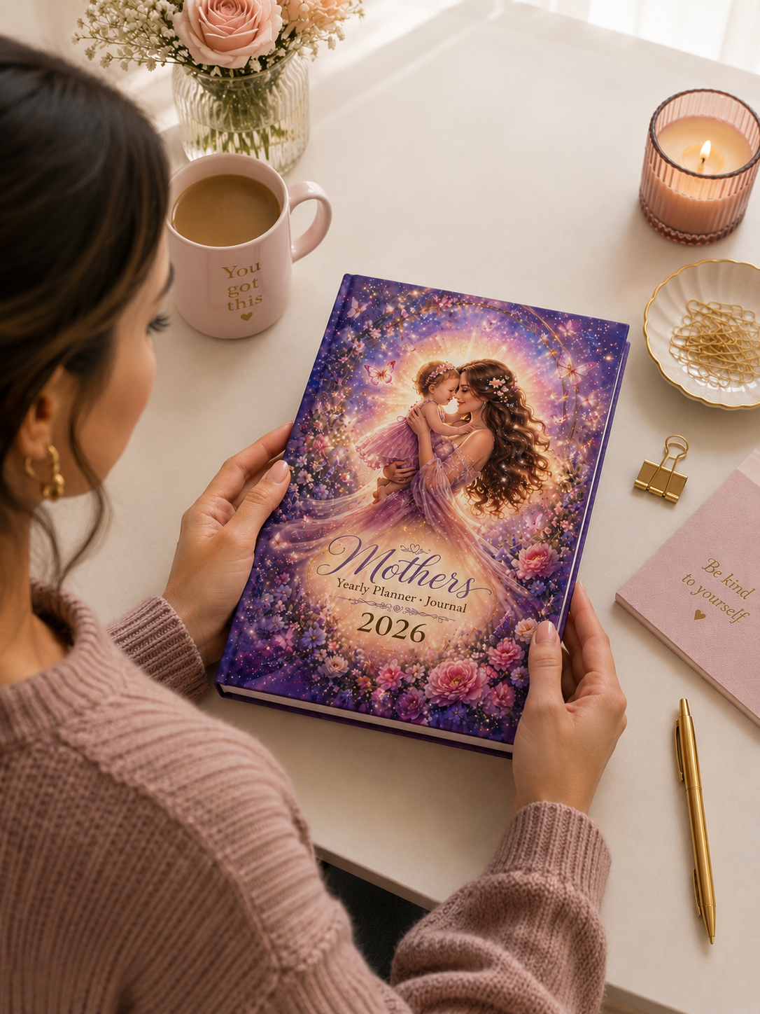Mothers Journal Planner - Purple