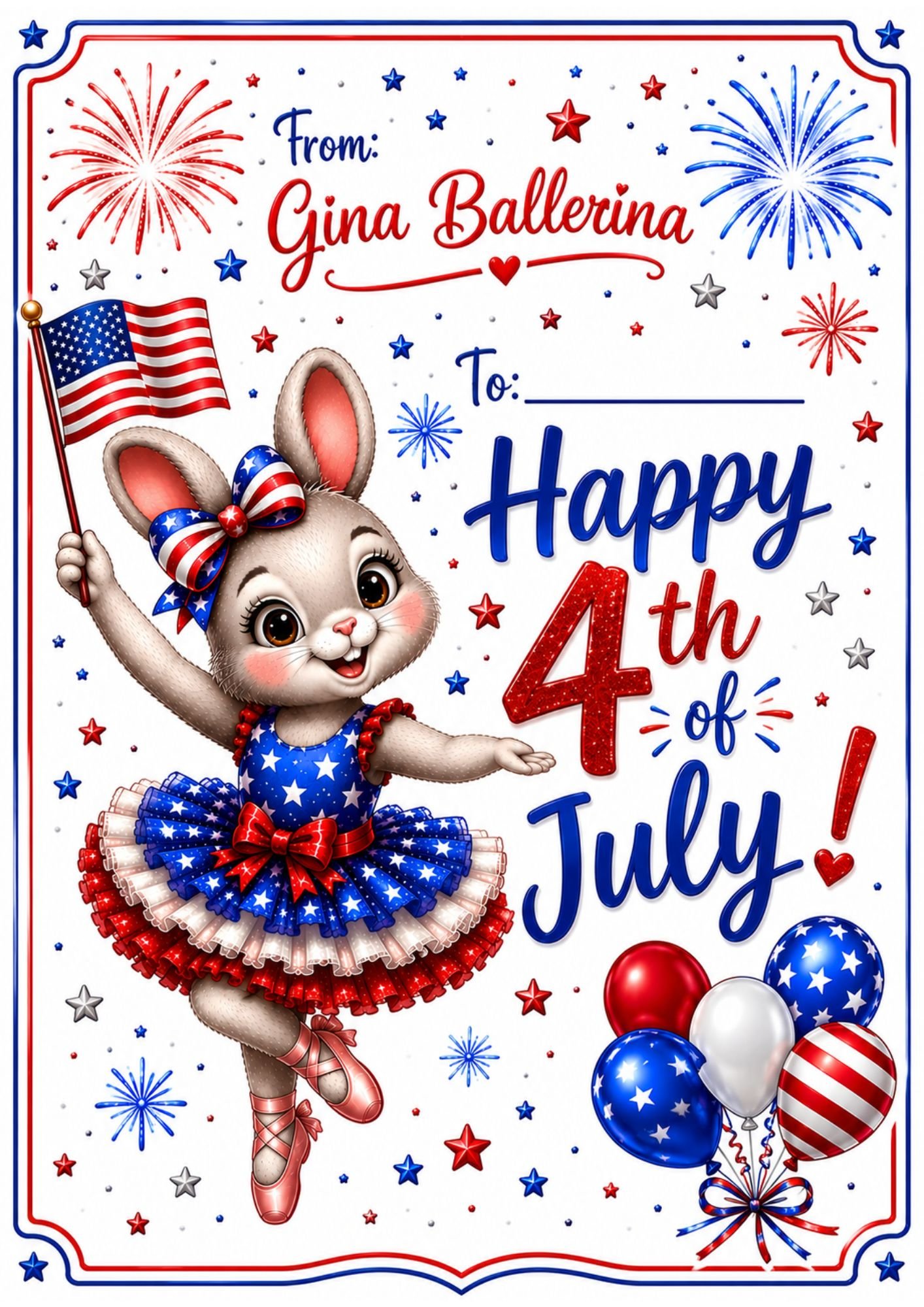 Gina Ballerina 4th Of July Mini Bundle